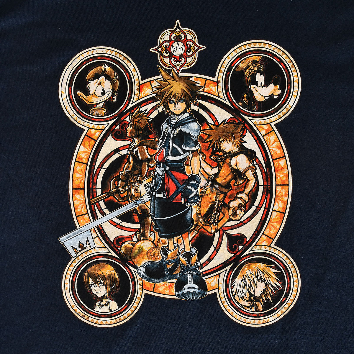 Produktbild Kingdom Hearts - Characters T-shirt blå