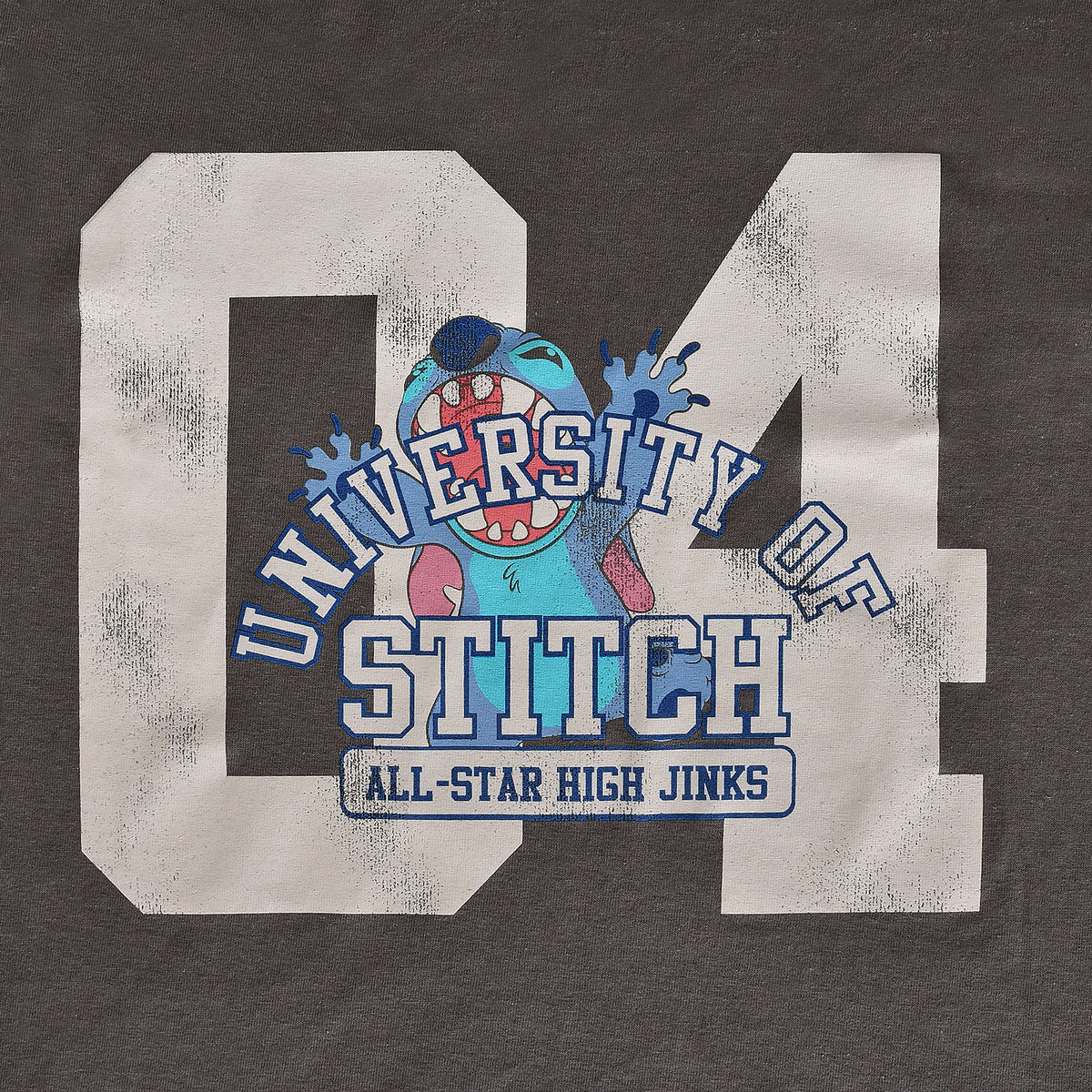 Produktbild Lilo & Stitch - University of Stitch T-shirt grå
