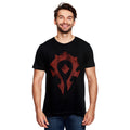 Produktbild World of Warcraft - Horde Spray Logo T-shirt svart