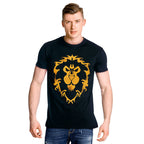 Produktbild World of Warcraft - Alliance Spray Logo T-shirt blå