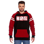 Produktbild Marvel - Logohuvtröja röd-svart