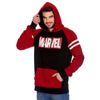Produktbild Marvel - Logohuvtröja röd-svart