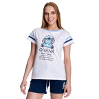 Produktbild Lilo & Stitch - Ohana betyder familj kort pyjamas dam