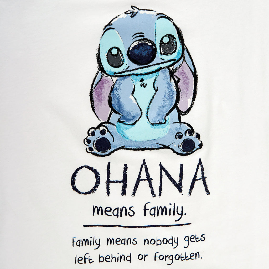 Produktbild Lilo & Stitch - Ohana betyder familj kort pyjamas dam