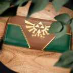 Produktbild Zelda - Hyrule-logotyp plånbok grön-brun