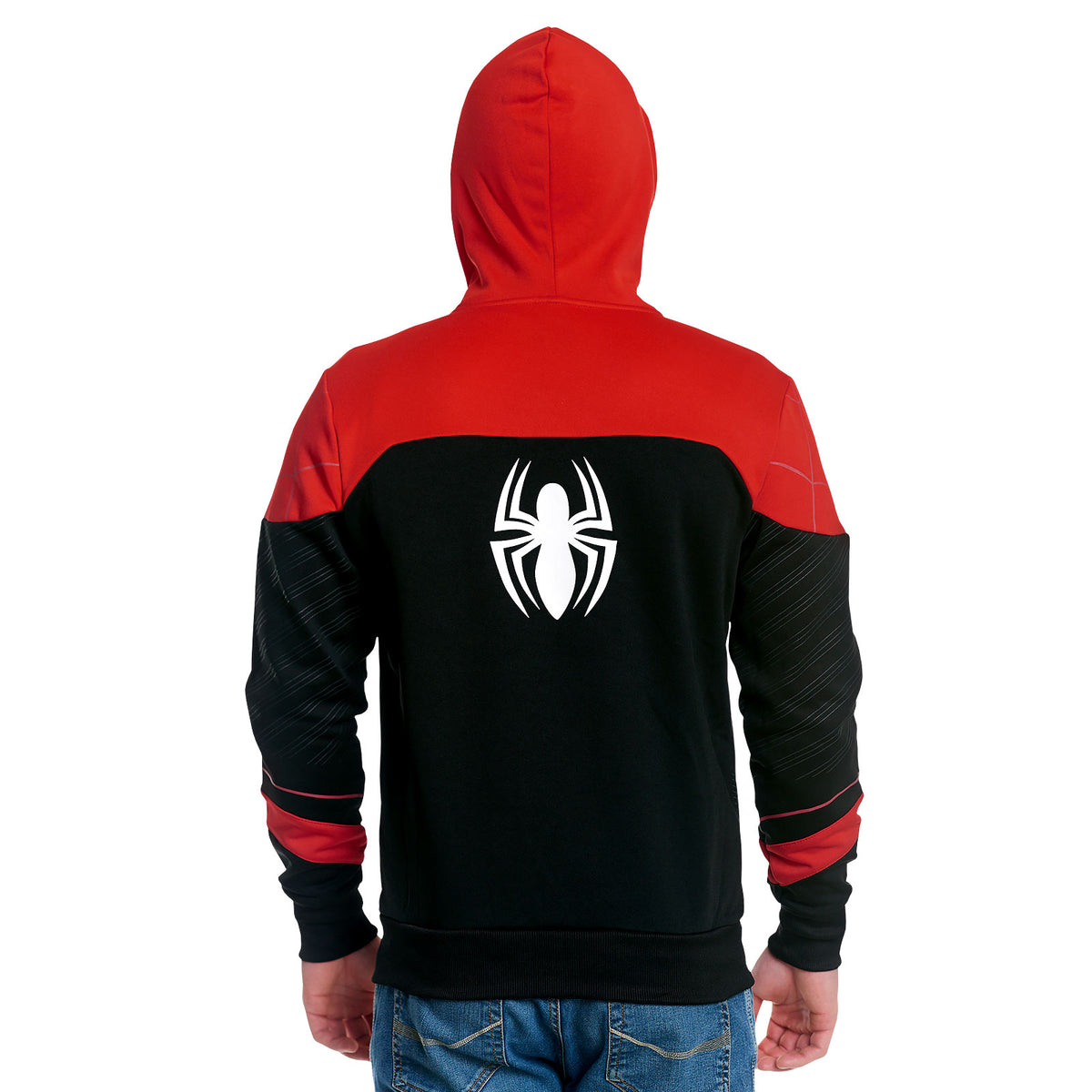 Produktbild Spider-Man - Röd & Svart Dräkt Huvtröja
