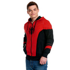 Produktbild Spider-Man - Röd & Svart Dräkt Huvtröja