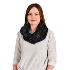 Produktbild Harry Potter - Svart loopscarf med Marodörkartan