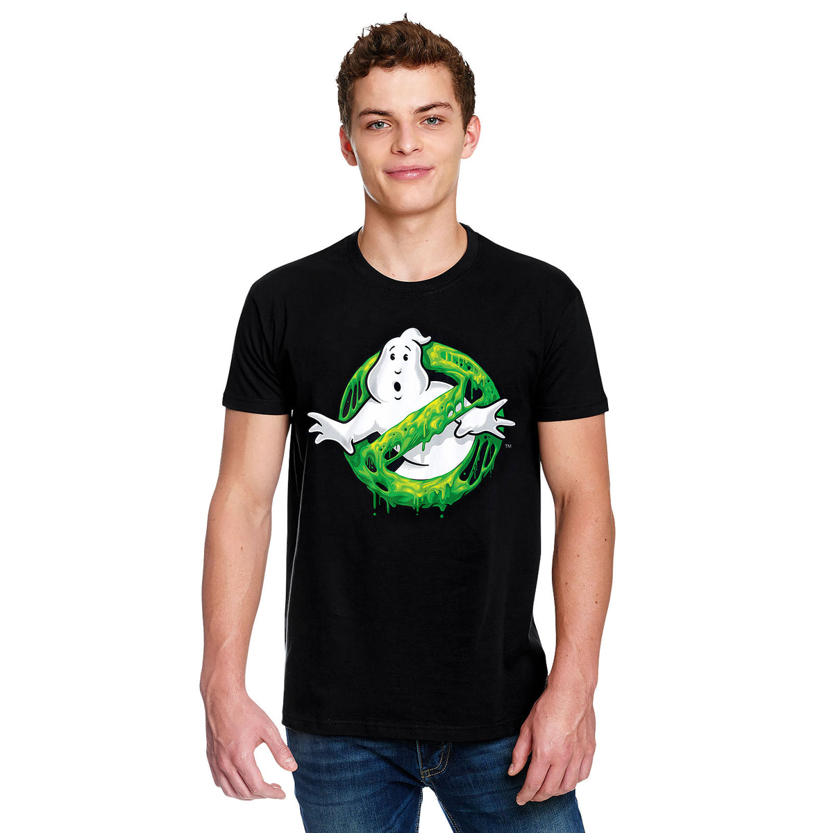 Produktbild Ghostbusters - Slime Logo T-shirt svart