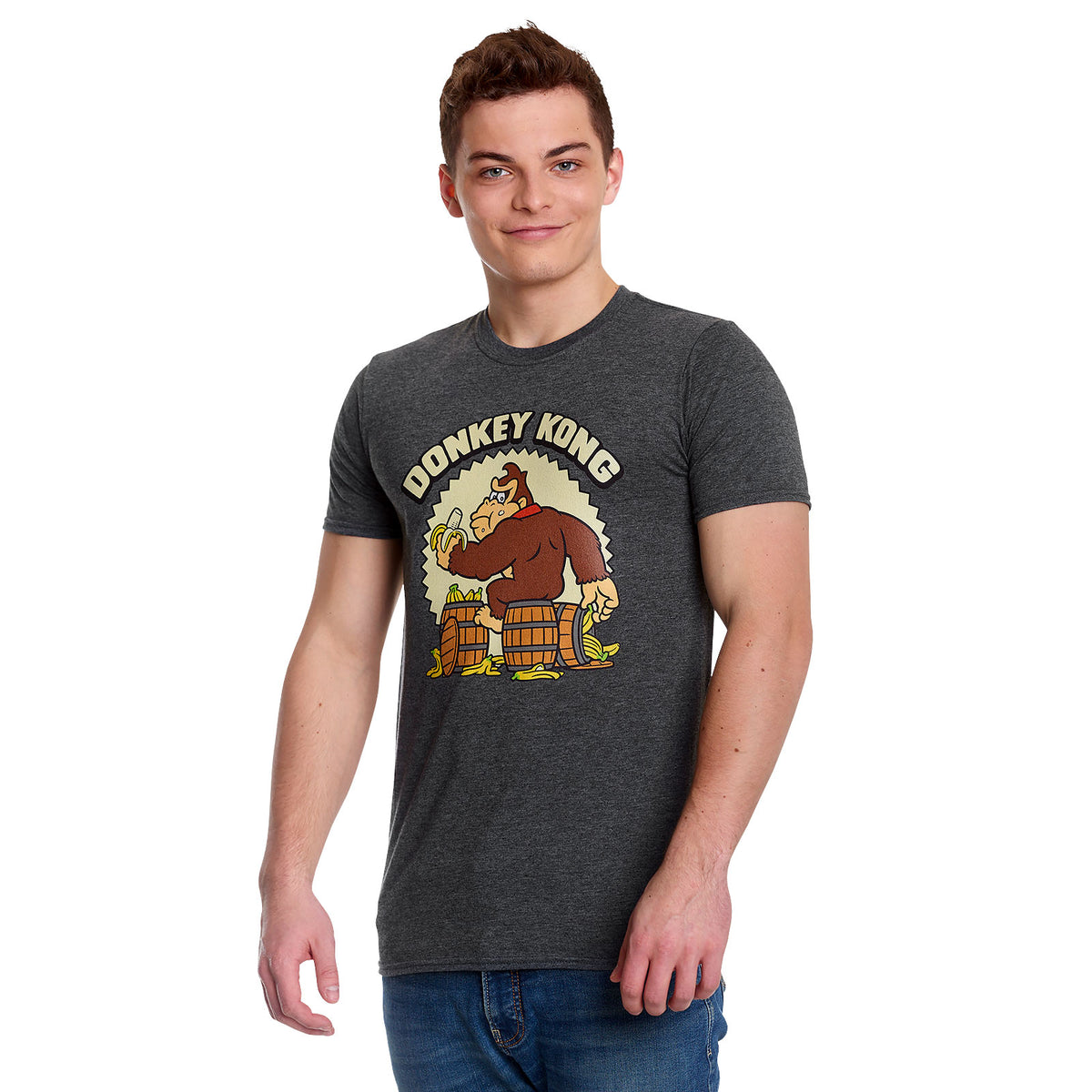 Produktbild Donkey Kong - Bananas T-shirt grå