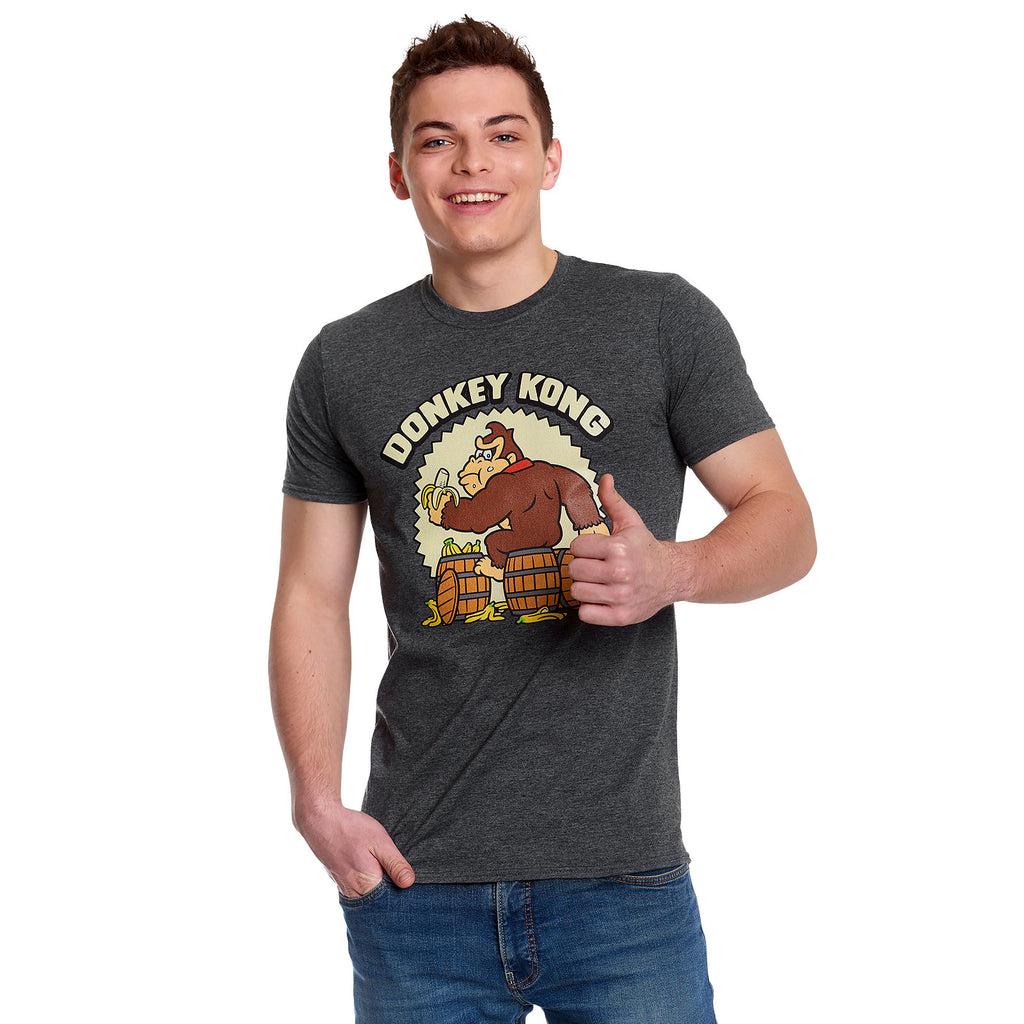 Produktbild Donkey Kong - Bananas T-shirt grå