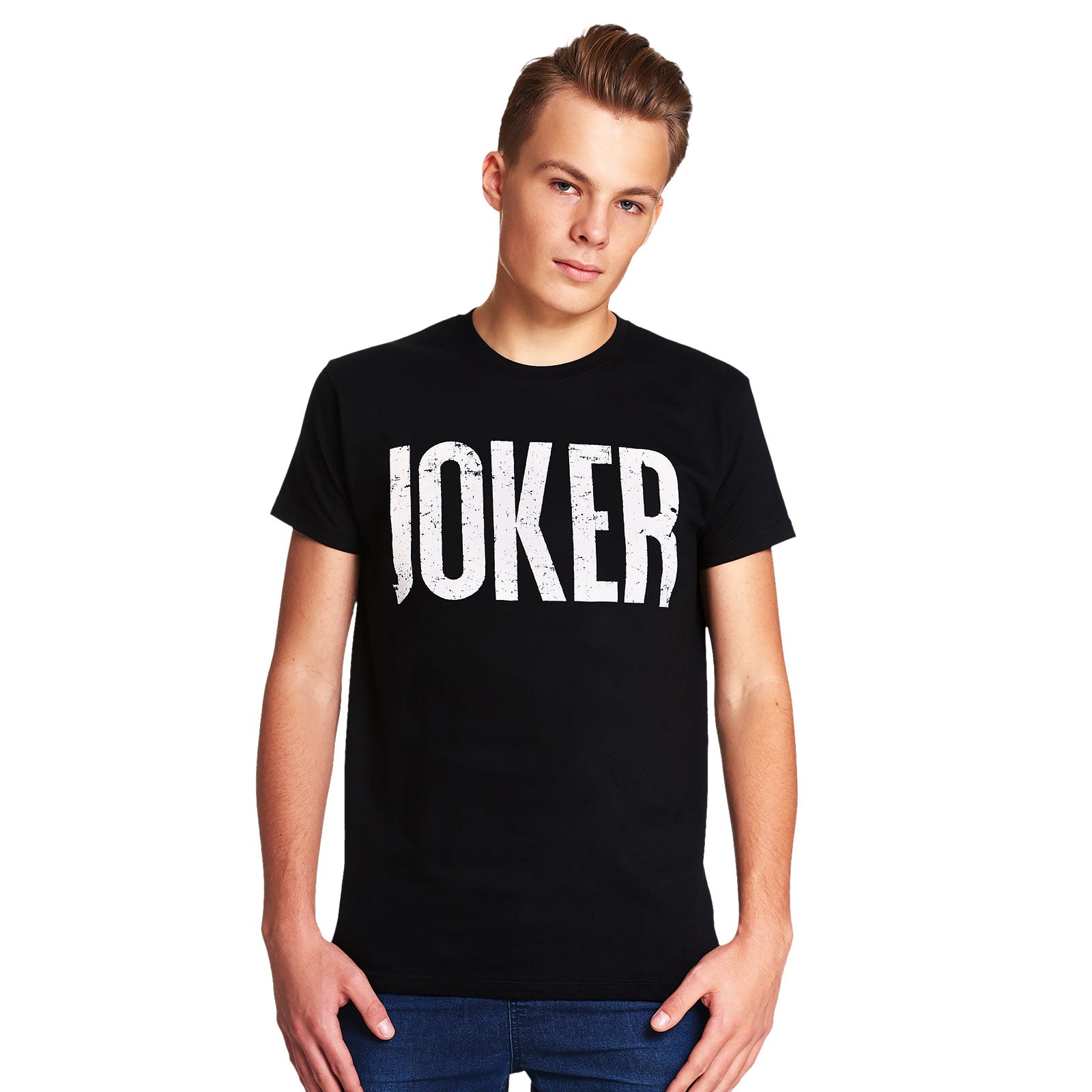 Produktbild Joker Distressed Logo T-shirt svart