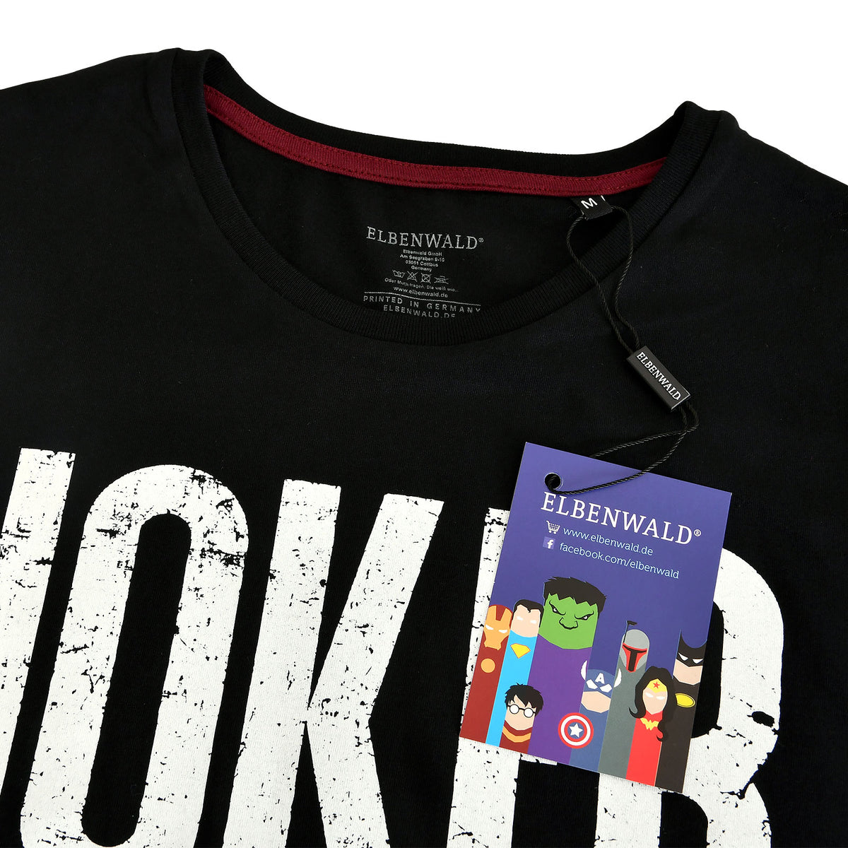 Produktbild Joker Distressed Logo T-shirt svart