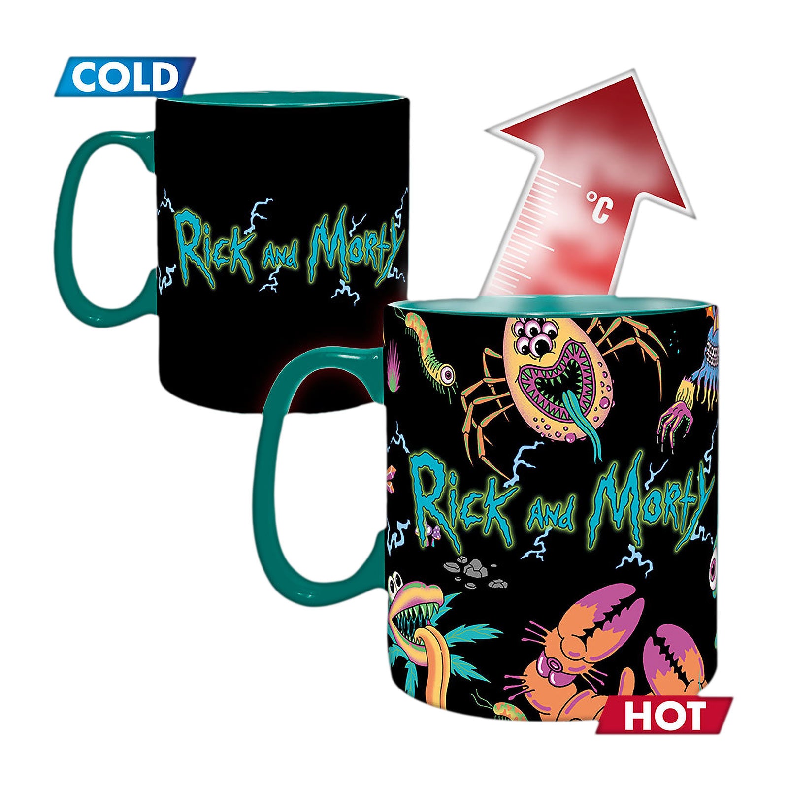 Produktbild Rick and Morty - Rymdskepp Termoeffekt Mugg