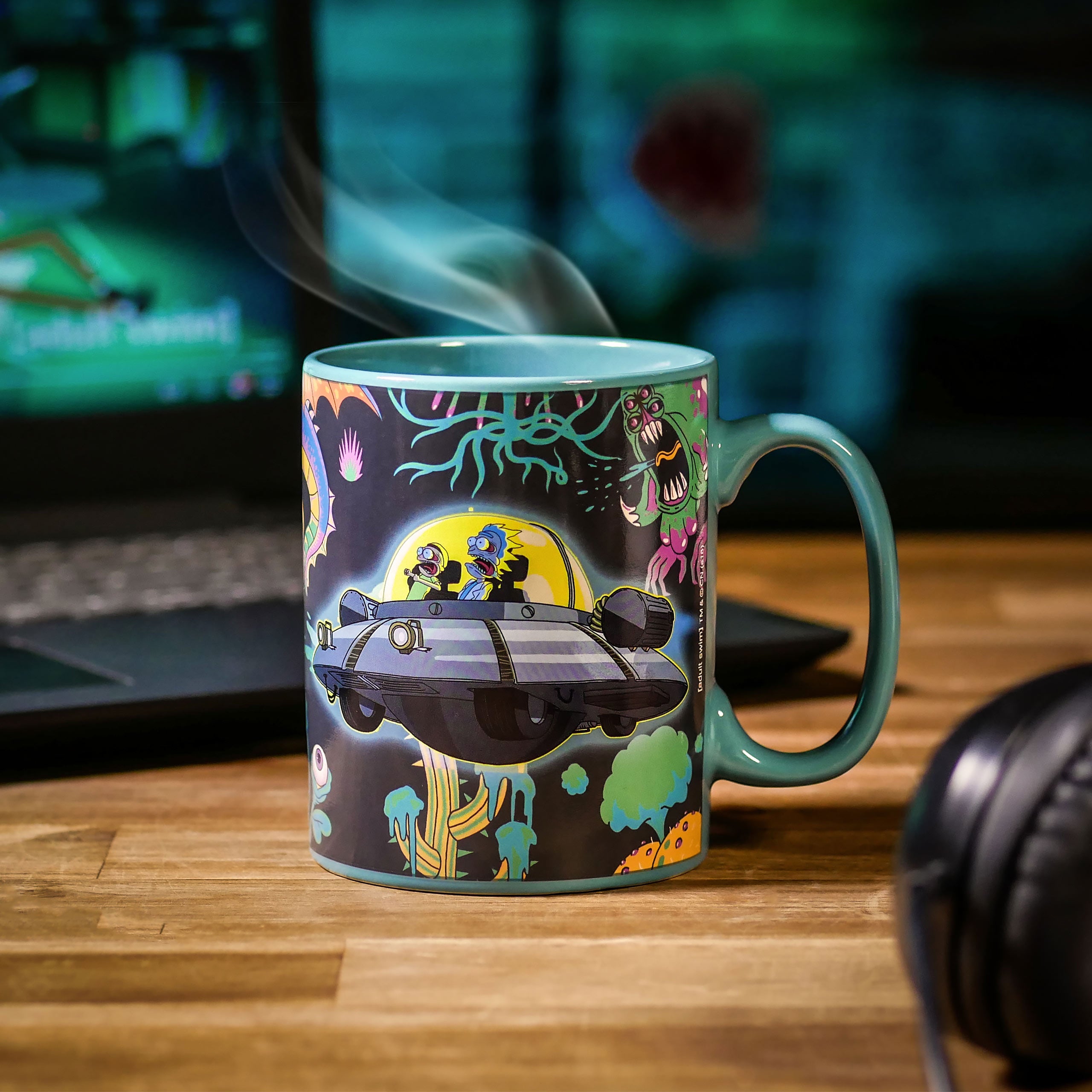 Produktbild Rick and Morty - Rymdskepp Termoeffekt Mugg
