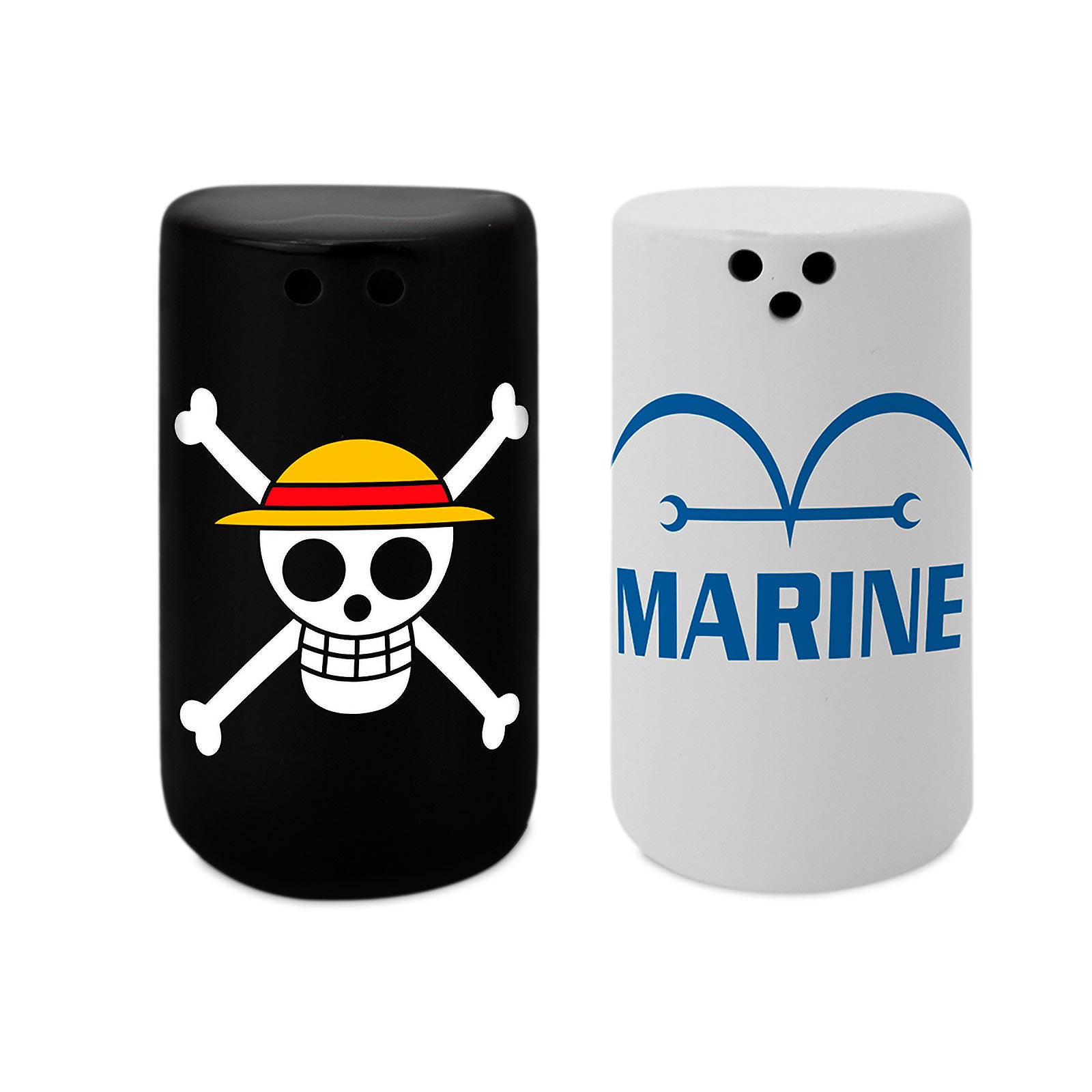 Produktbild One Piece - Dödskalle & Marin Salt- och Pepparströare