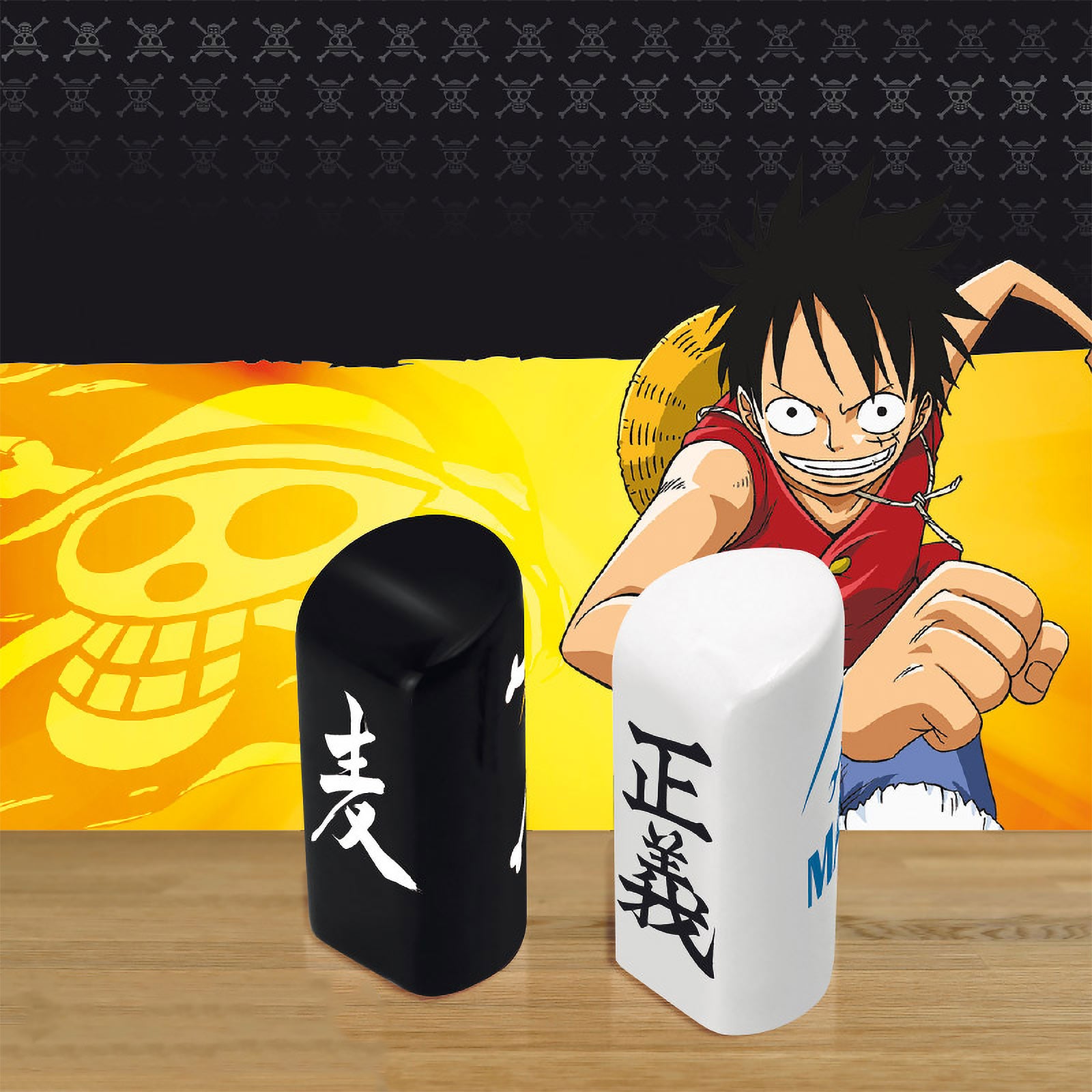 Produktbild One Piece - Dödskalle & Marin Salt- och Pepparströare