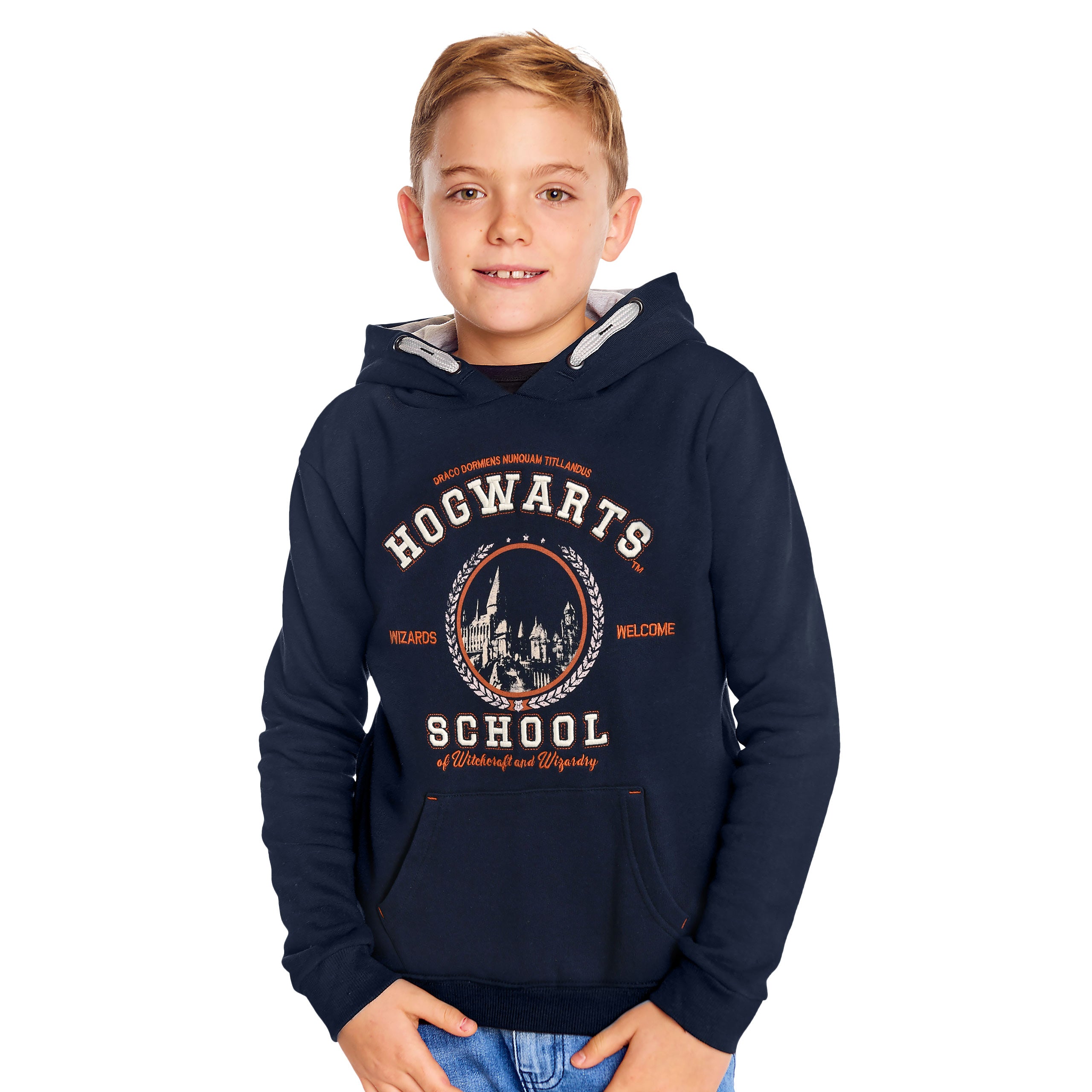 Produktbild Harry Potter - Hogwarts School Barn Hoodie Blå