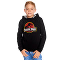 Produktbild Jurassic Park - Filmens logotyp Barn Hoodie svart