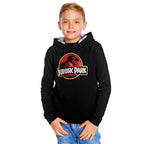 Produktbild Jurassic Park - Filmens logotyp Barn Hoodie svart
