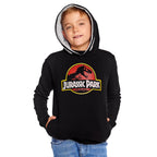 Produktbild Jurassic Park - Filmens logotyp Barn Hoodie svart
