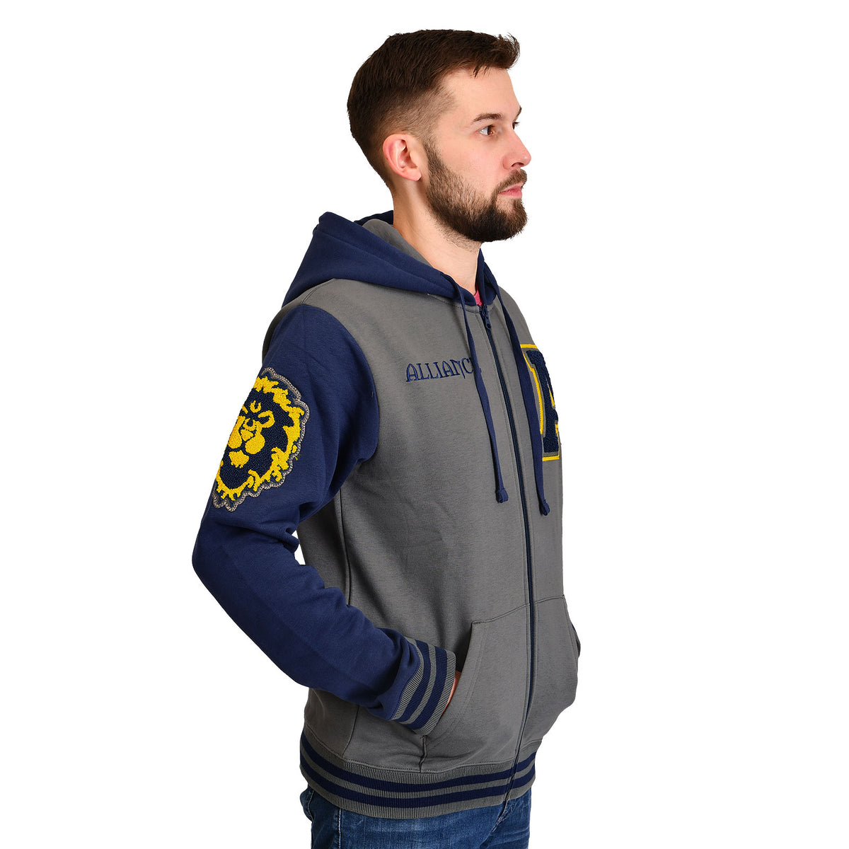 Produktbild World of Warcraft - Team Alliance deluxe huvtröja