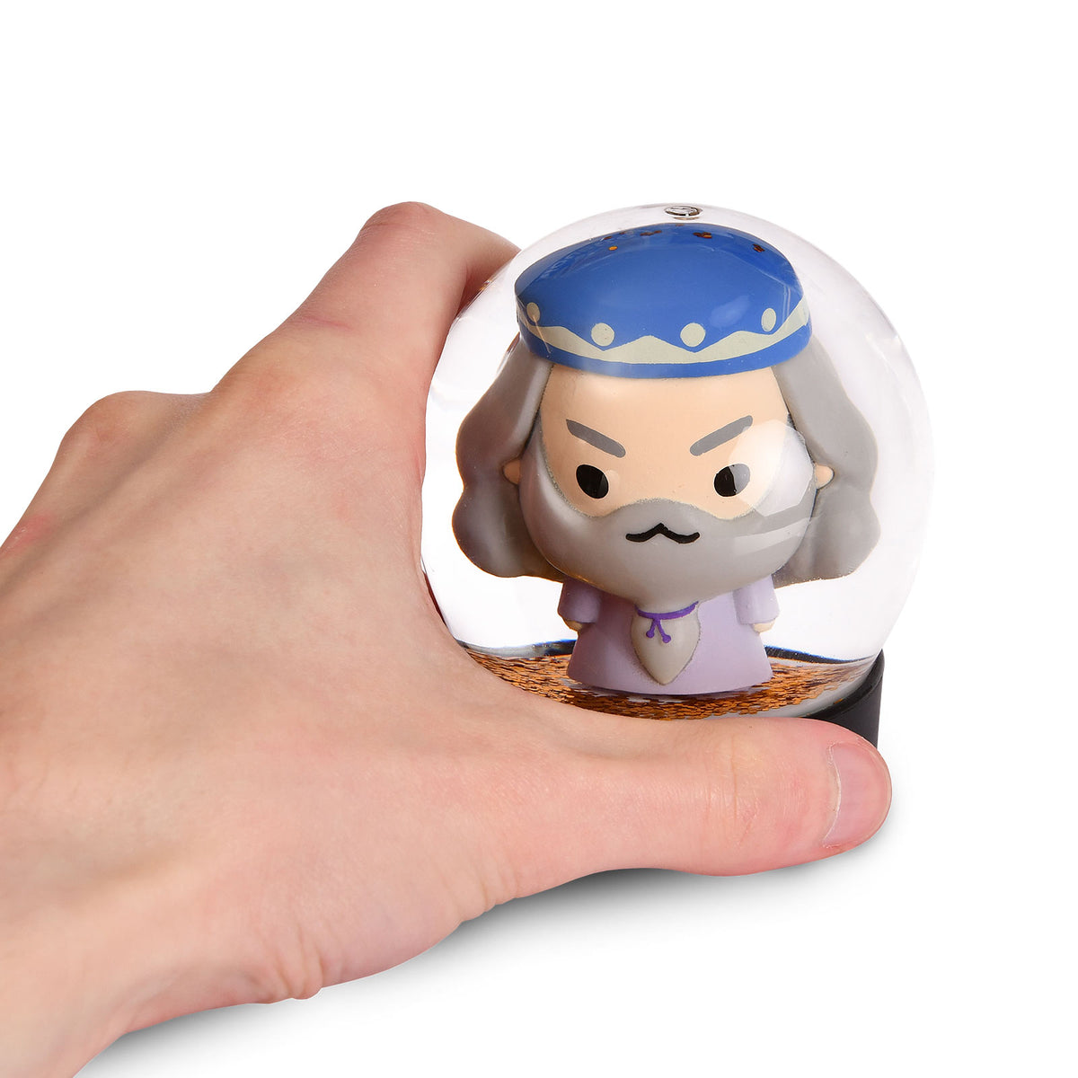 Produktbild Harry Potter - Dumbledore Chibi snökula med glitter