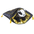 Produktbild Harry Potter - Hufflepuff kudde med emblem och plyschfigur