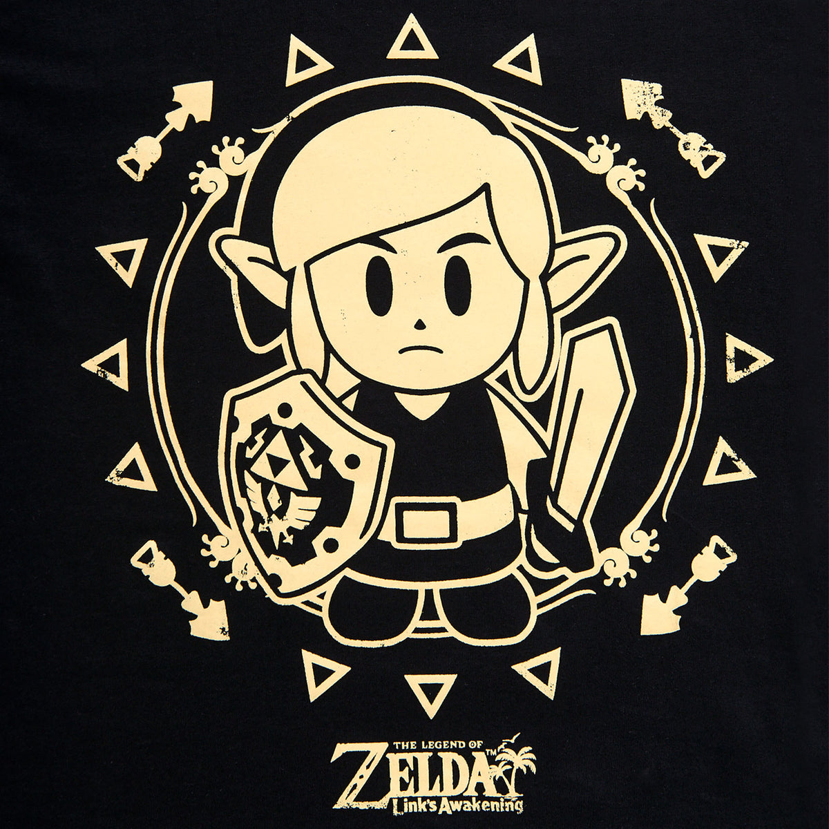 Produktbild Zelda - Link's Awakening Tribal T-shirt svart