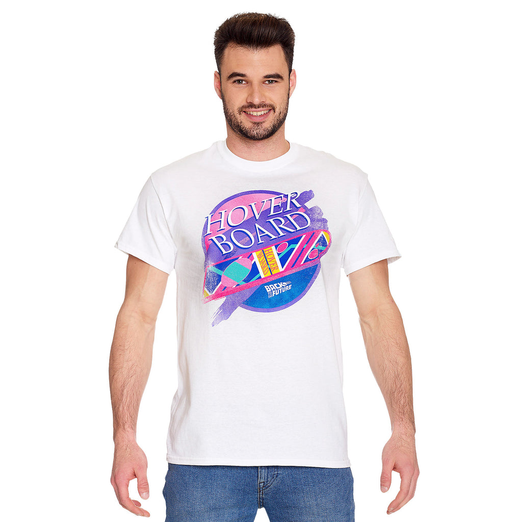Produktbild Tillbaka till framtiden - Vit Hover Board T-shirt