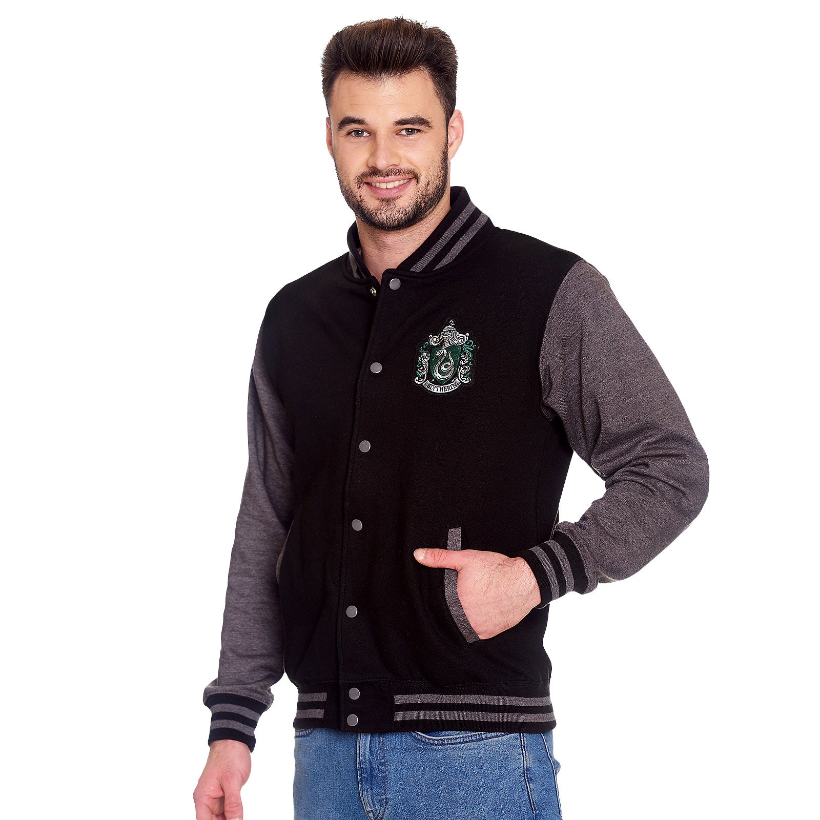 Produktbild Harry Potter - Slytherin-emblem Collegejacka