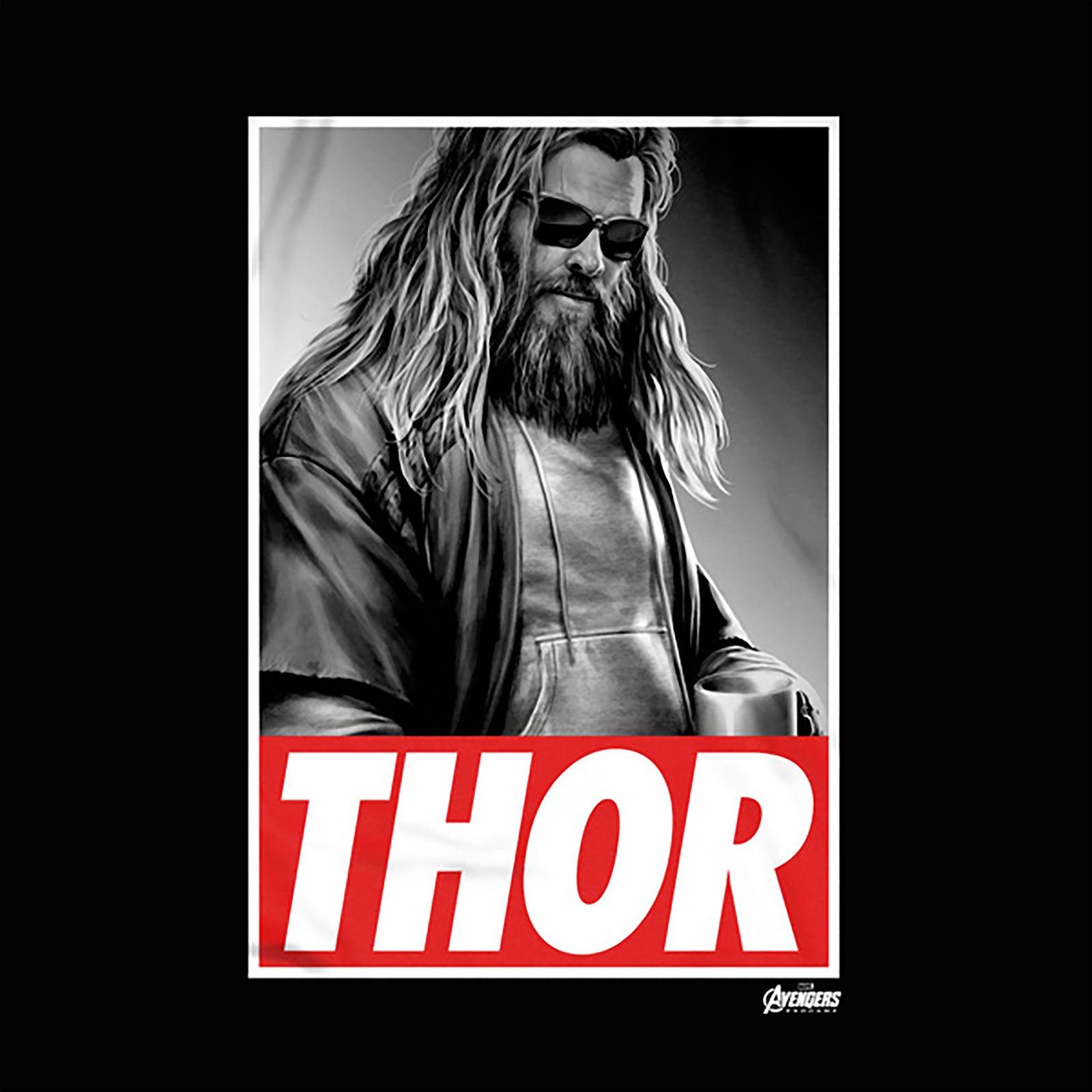 Produktbild Avengers - Casual Thor T-Shirt svart
