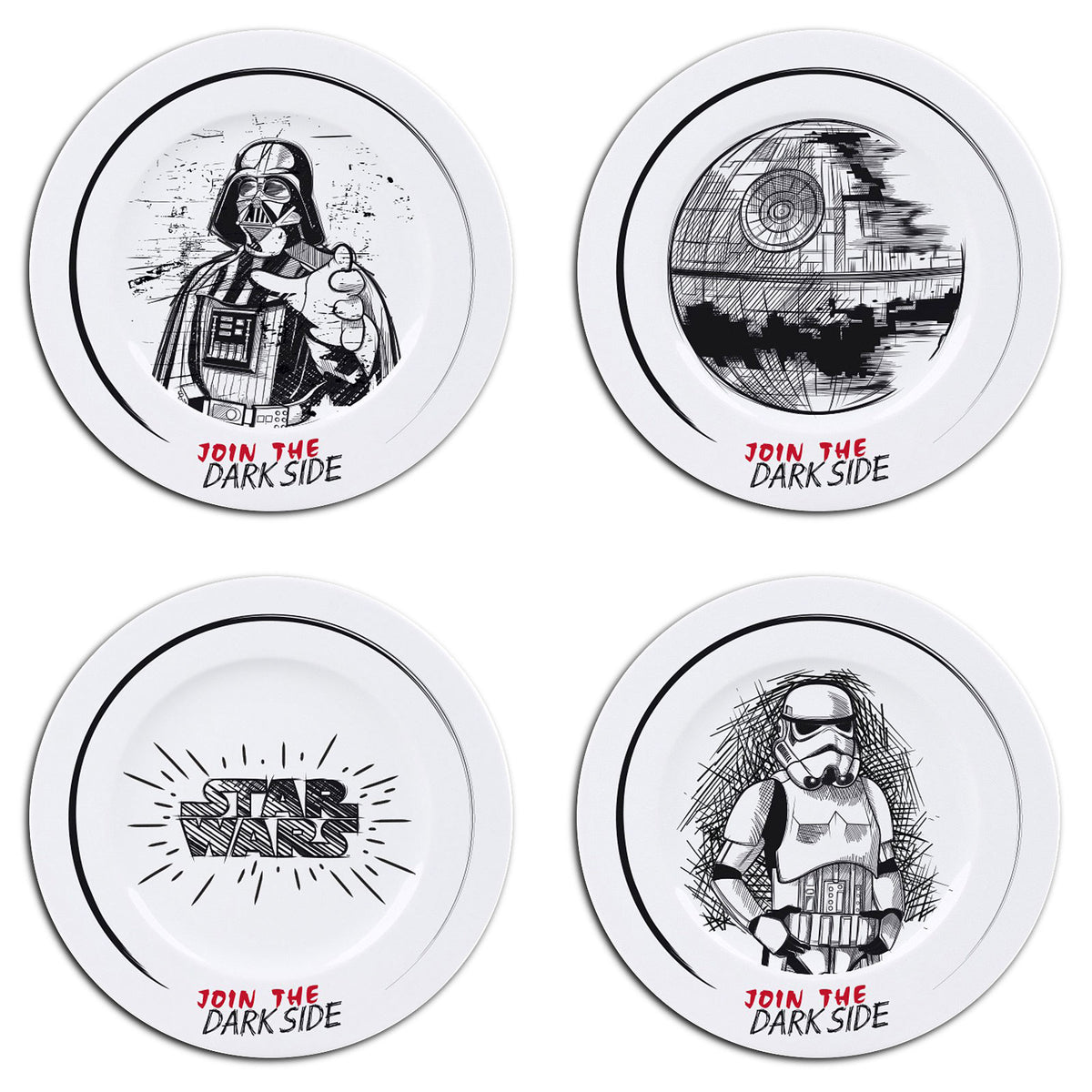 Produktbild Star Wars - Gå med i den Mörka Sidan Tallrikset