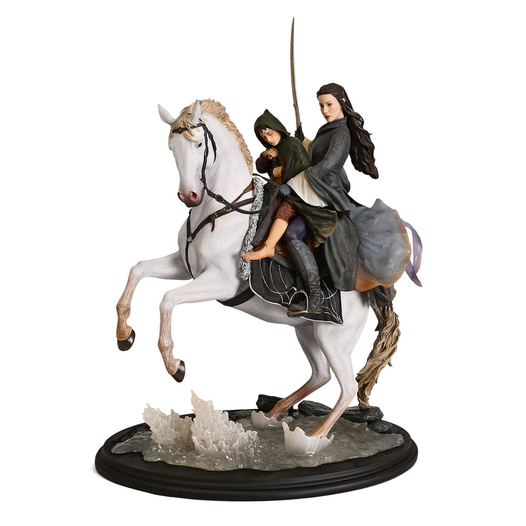 Produktbild Sagan om Ringen - Arwen och Frodo på Asfaloth Figur 48 cm deluxe
