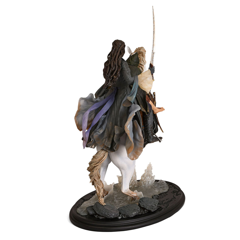 Produktbild Sagan om Ringen - Arwen och Frodo på Asfaloth Figur 48 cm deluxe