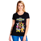 Produktbild Digimon - Karaktärs T-shirt dam svart
