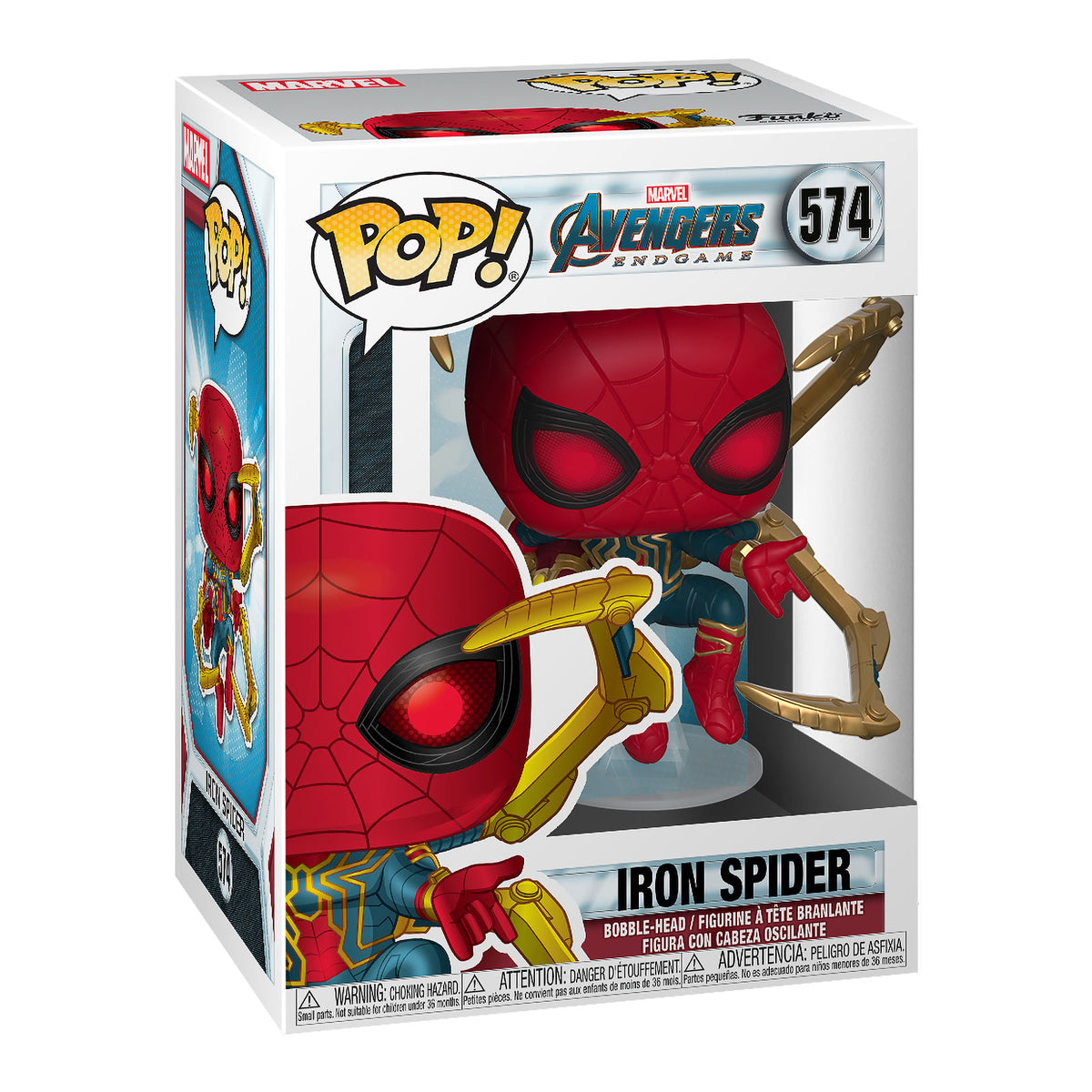 Produktbild Avengers - Iron Spider Endgame Funko Pop vickande huvud-figur