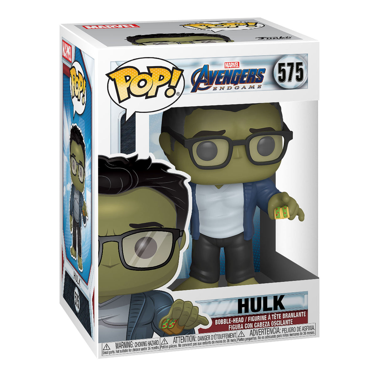 Produktbild Avengers - Hulk med Taco Endgame Funko Pop Vickande Huvudfigur
