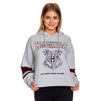 Product image Harry Potter - Hogwarts School Crop Hoodie Women's Grey