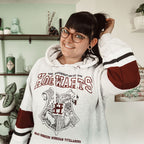 Product image Harry Potter - Hogwarts School Crop Hoodie Women's Grey