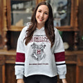 Product image Harry Potter - Hogwarts School Crop Hoodie Women's Grey