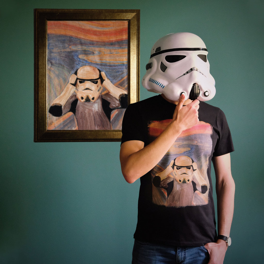 Produktbild Original Stormtrooper Scream T-shirt svart