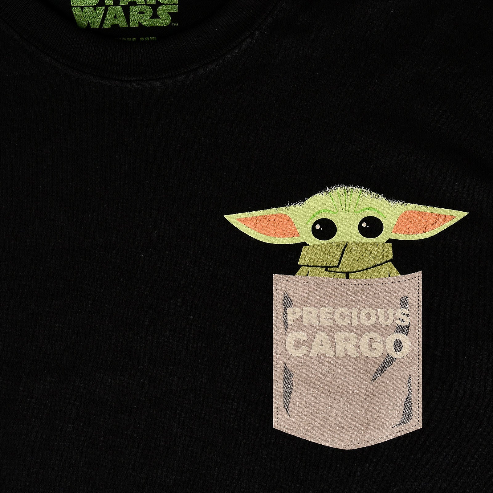 Produktbild The Child Precious Cargo T-shirt svart - Star Wars The Mandalorian
