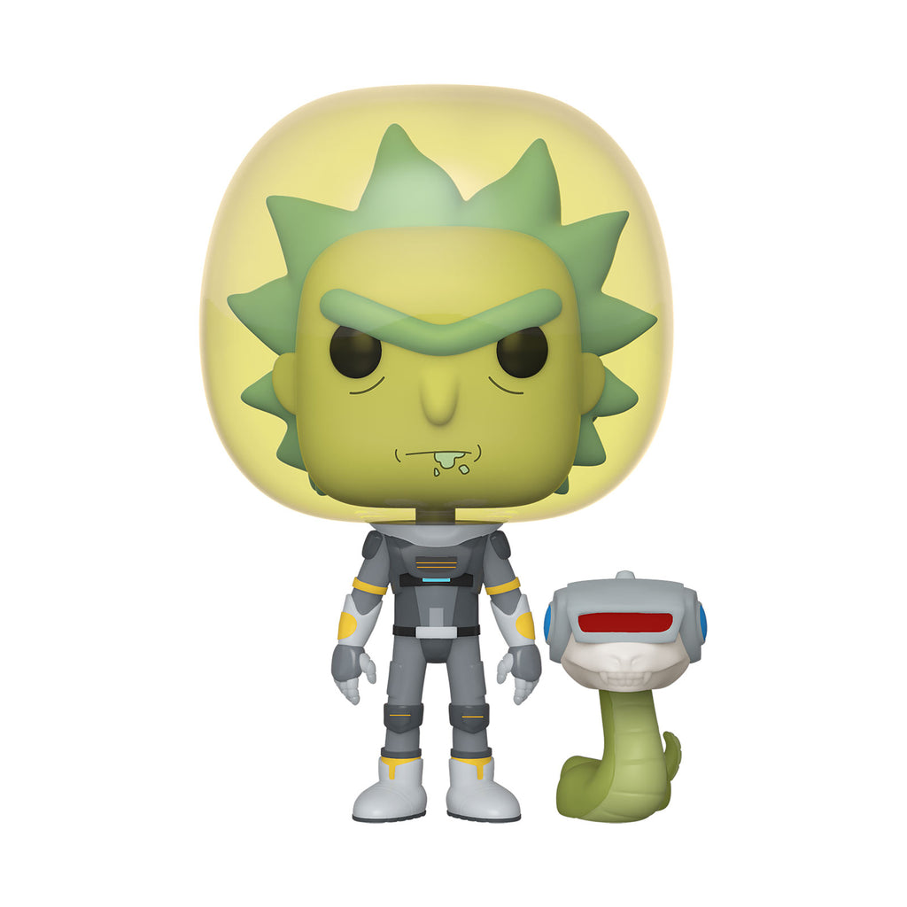 Produktbild Rick and Morty - Space Suit Rick med orm Funko Pop Figur