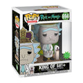 Produktbild Rick and Morty - King Rick med ljud Funko Pop figur 17 cm