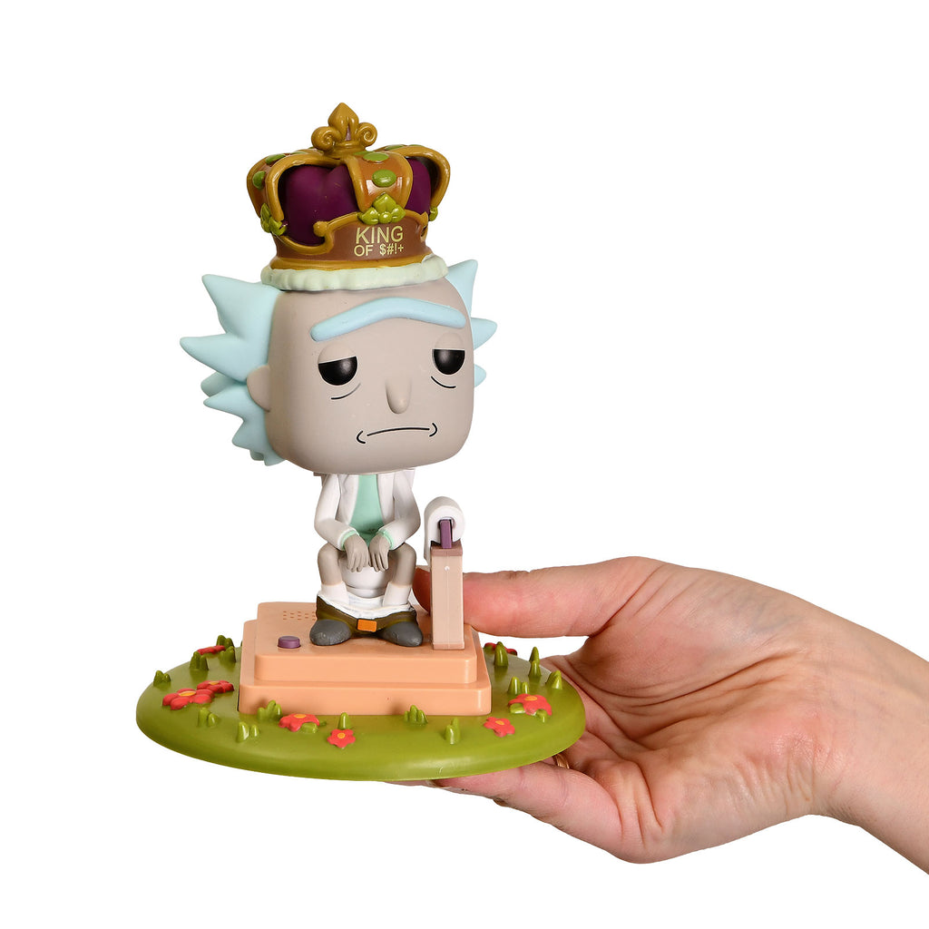 Produktbild Rick and Morty - King Rick med ljud Funko Pop figur 17 cm