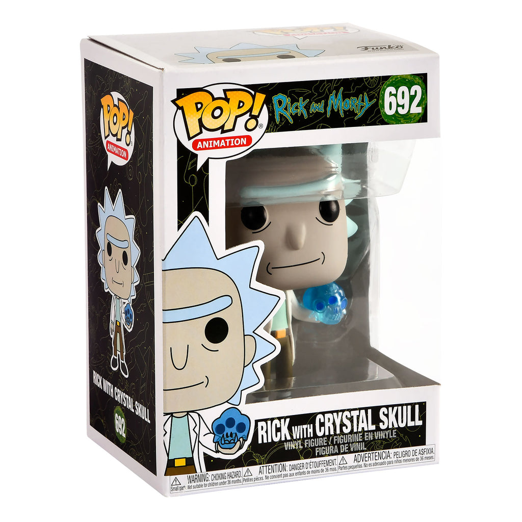 Produktbild Rick and Morty - Rick med Kristallskalle Funko Pop Figur