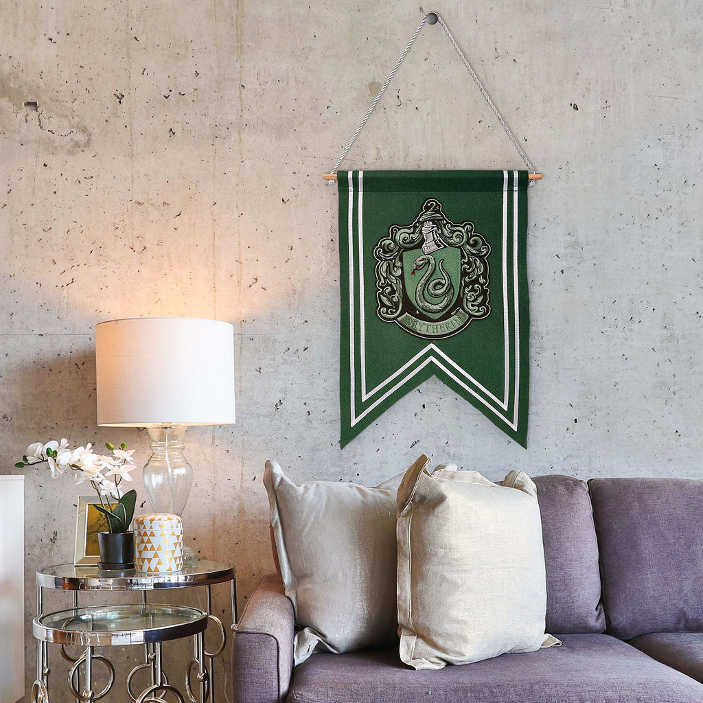 Produktbild Harry Potter - Slytherin emblem banner i filt