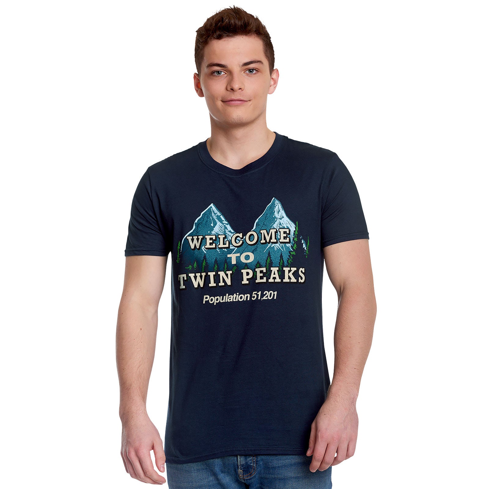 Produktbild Twin Peaks - Welcome to Twin Peaks T-shirt blå
