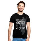 Produktbild Monsters We Create T-shirt för Witcher-fans svart